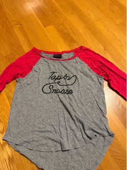 Tap to Snooze Free Press Pajama Top - Womens XS