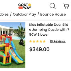 dual slid and jumping castle for Sale Woodville, CA - OfferUp