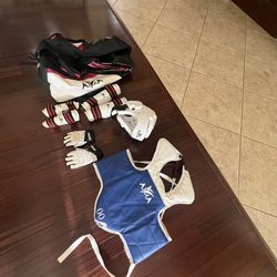 Taekwondo Sparring Gear And Bag