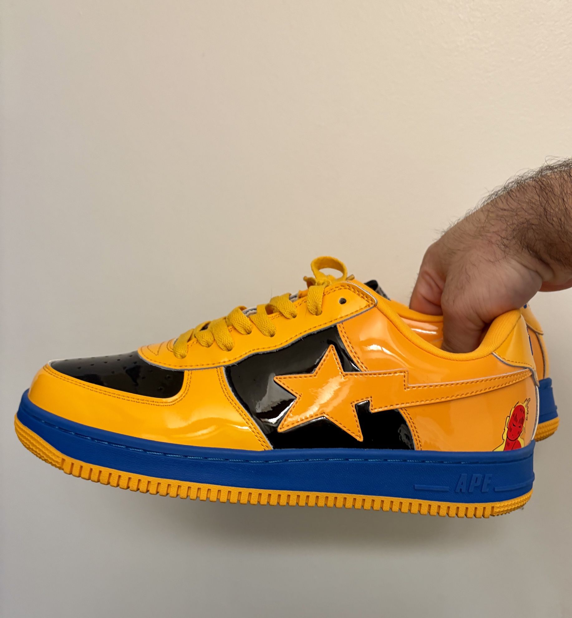 Bape Bapesta Human torch Size 10