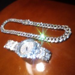 Lab Diamond.💎Encrusted Heavy https://offerup.com/redirect/?o=TWFzY3VsaW5lLldhdGNo In 18 Inch Short https://offerup.com/redirect/?o=Q3ViYW4uTGluaw==