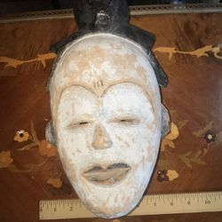 African Carved Wood Mask