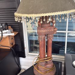 2 Lamps Antique Furniture Vintage 