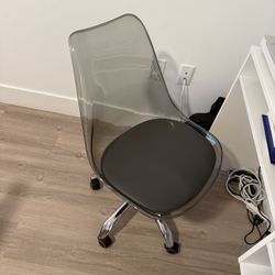Acrylic Computer Desk Chair 