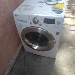 LG 4.5 cu ft Front Load Washer - White