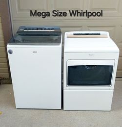 🎃 "SALE" BIG WHIRLPOOL Washer and Dryer Set, Install, Delivery