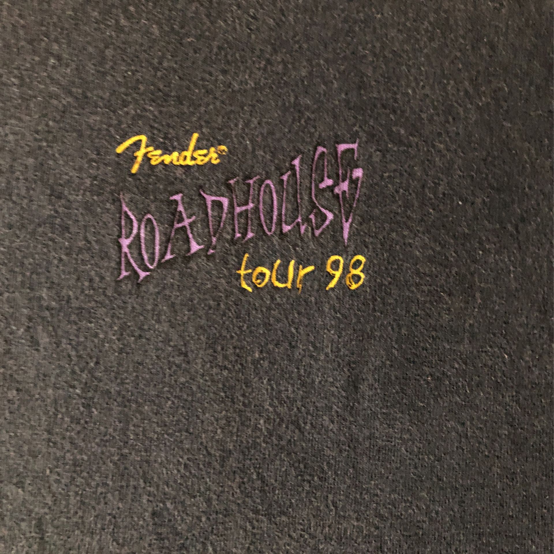1998 Fender Roadhouse Tour , Men’s XL Tee Made USA