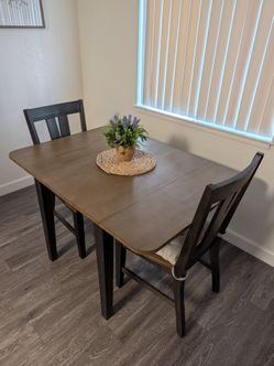 Small Dining Table with 2 Chairs