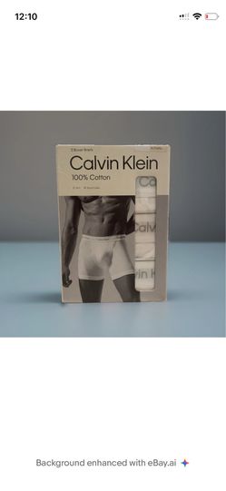 Calvin Klein Cotton Classics Men's Boxer Briefs - Black, Size XL,Pack of 3