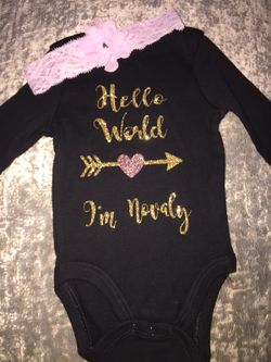 Custom newborn onesie