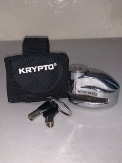 KRYPTO Motorcycle Disc Brake Lock With Key
