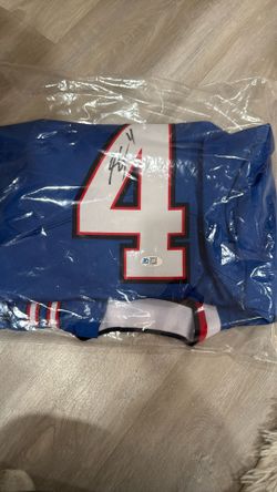 Autographed Buffalo Bills Jersey
