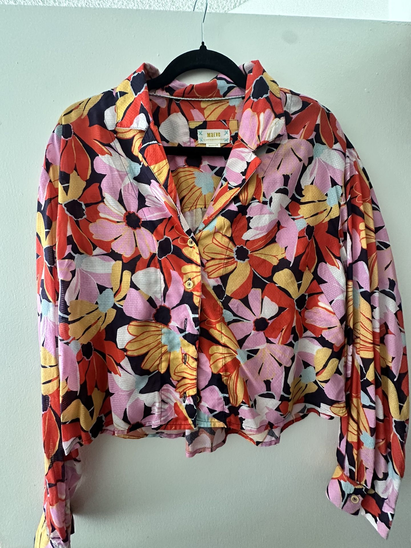 Maeve Anthropologie Blouse size Medium 