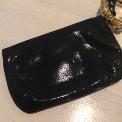 Roberto Cavalier Black Clutch w/ bracelet