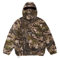 Supreme FW25 Polartec Face Mask Half Zip Hooded Sweatshirt Camo Size XL