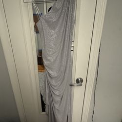 Kohesion Glittered One Shoulder Back Open Dress MEDIUM