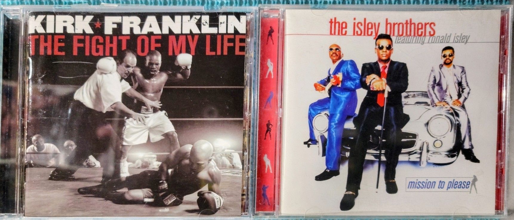 Two CD'S Kirk Franklin The Fight Of My Life & The Isley Brothers Mission To Please