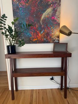 Entryway Table Solid Wood