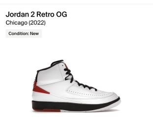 Air Jordan 2 Chicago Size 9.5