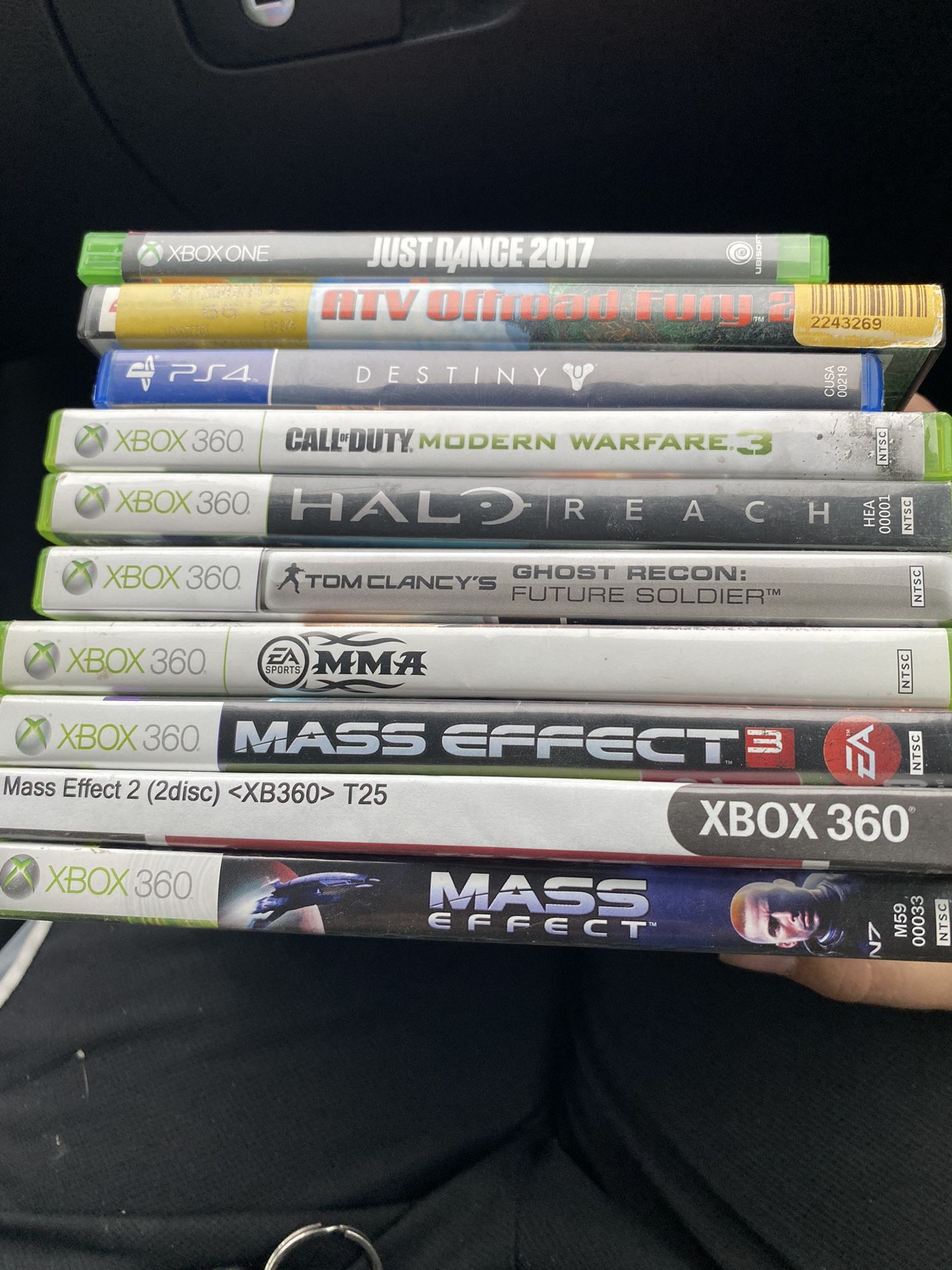Xbox 360 Xb1 PS4 PS2 Games