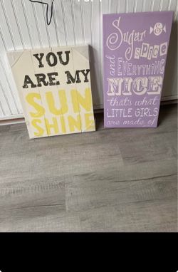 2 Girl wall decor