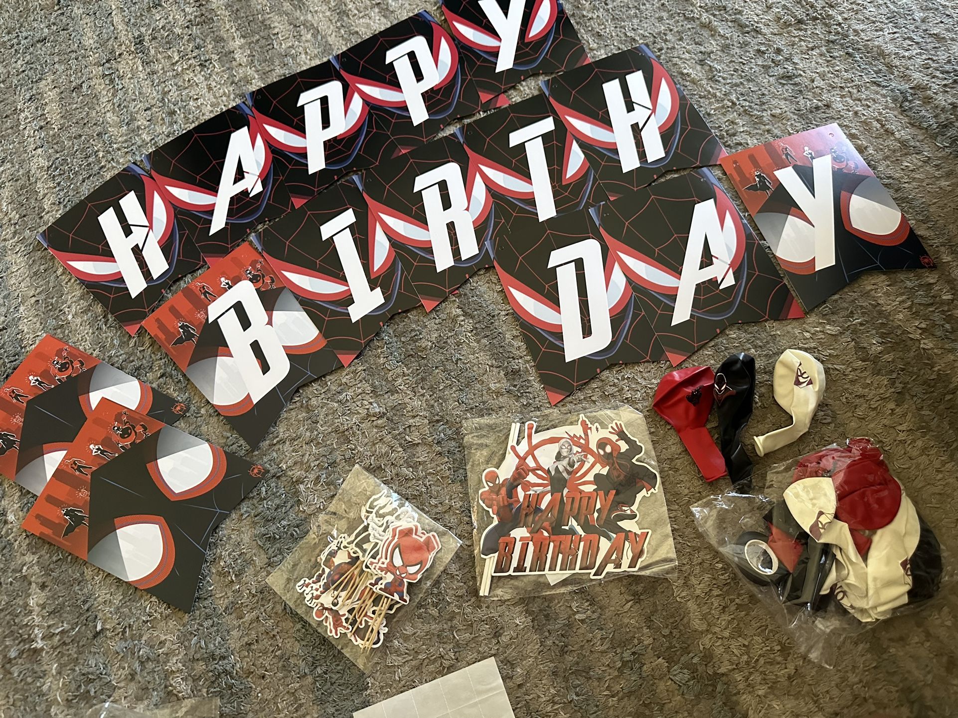 Spiderman Party Decorations