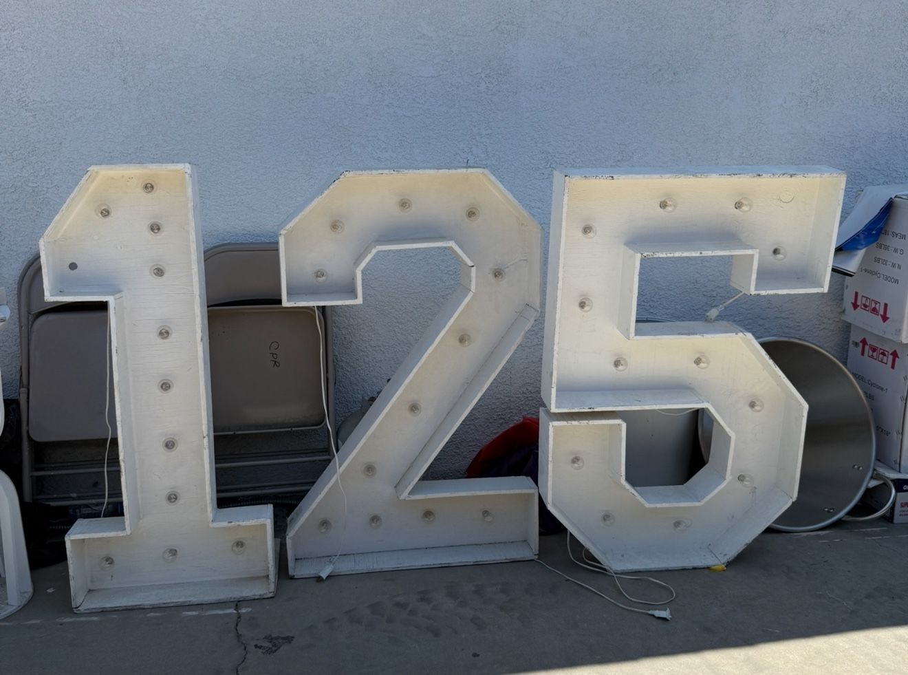 Marquee Numbers / Numeros Con Luz