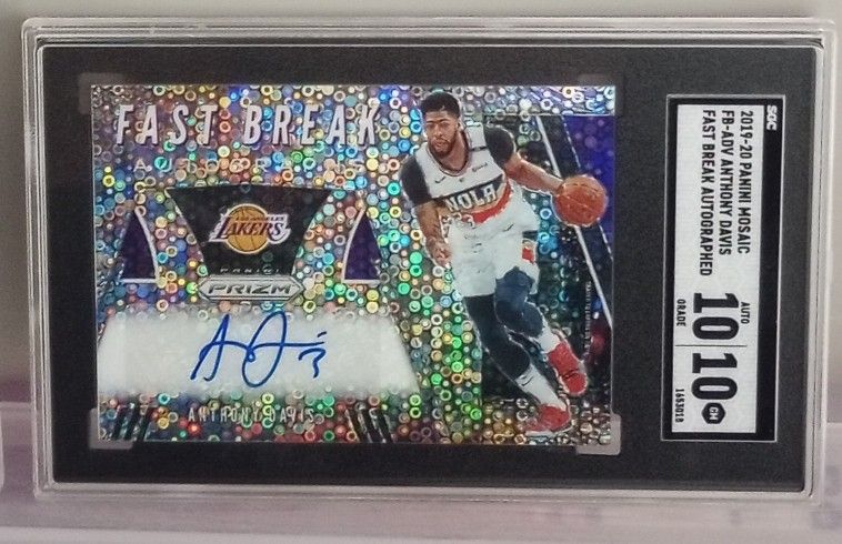 Anthony Davis Autograph Gem Mint 10/10 Auto Grade