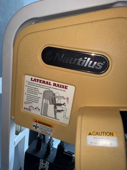 Nautilus is Lateral Raise Machine