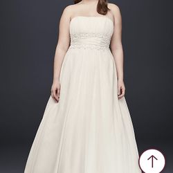 Wedding dress Size 20; Plus Size; Never Worn Or Altered