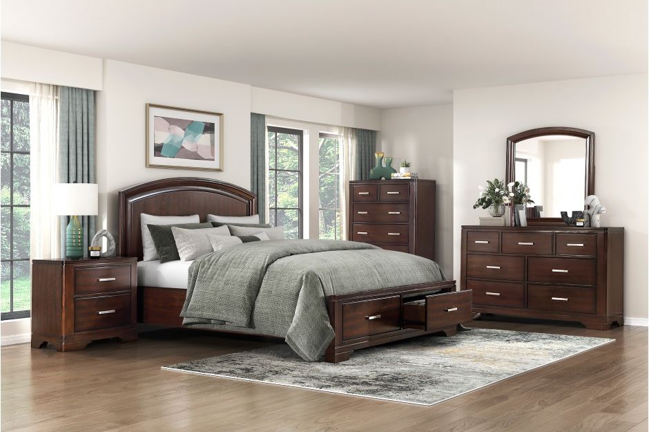 5pc Brown Queen Bedroom Set Only $1499!! - Free Delivery Promo