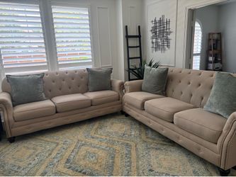 Two pieces of sofas