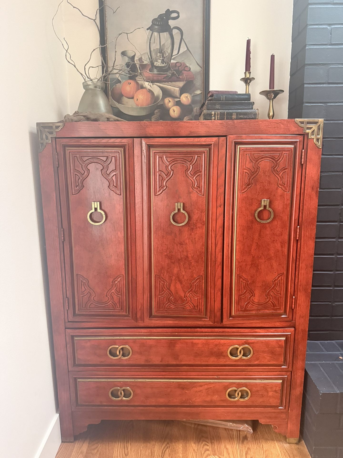 Thomasville Asian style armoire