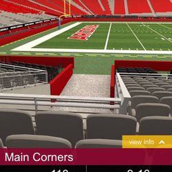 New York Jets @ Arizona Cardinals Row 12 Lowers 