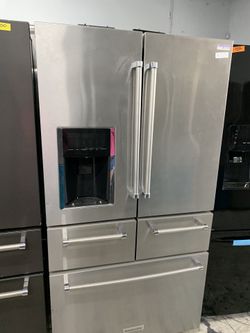 Kitchen aid 5 door in stainless steel