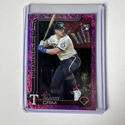 Topps 2025 Blaine Crim card