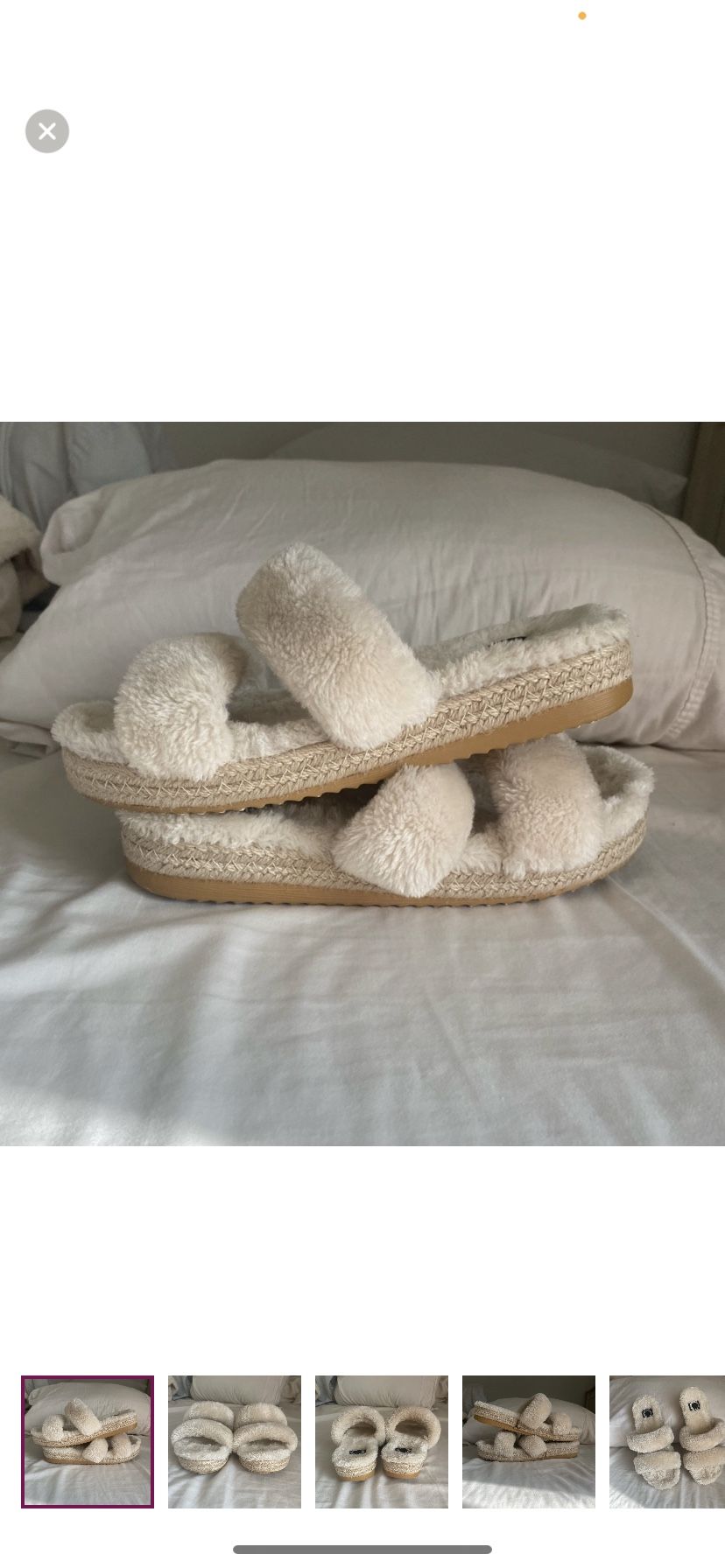 Frosty White Journee Collection Slippers