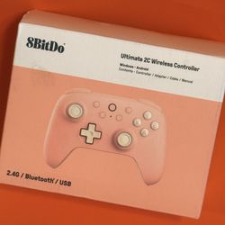 8BitDo Ultimate 2C Wireless Controller for Windows PC and Android, with 1000 Hz Polling Rate, Hall Effect Joysticks and Triggers, and Remappable L4/R4
