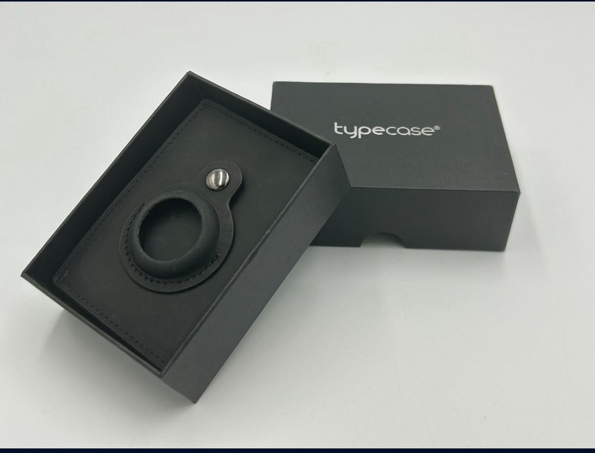 Typecase Mens Premium Leather RFID Protection Card Holder Smart Wallet, Black