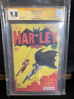 CGC SS 9.8 Harley Quinn 18 Signed Paul Dini