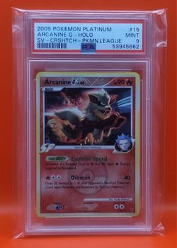 2009 Platinum
Supreme Victors
Arcanine G-Holo
Crosshatch
Pokemon League
PSA MINT 9