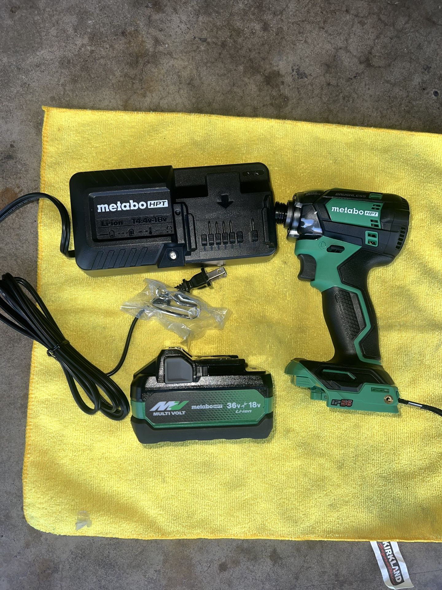 New Metabo HPT WH18DC/18V MultiVolt Li-Ion Triple Hammer Cordless Impact Driver