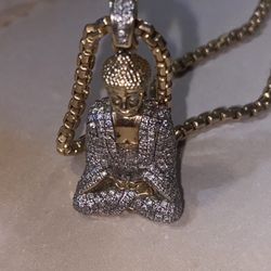 10k Diamond Pendant 