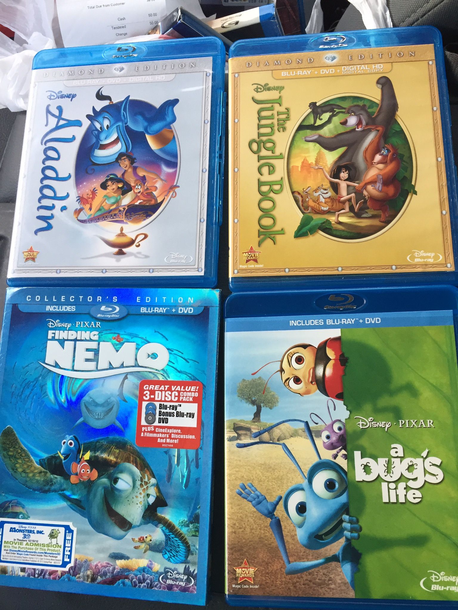 Blu Ray / DVD Disney 12 each in North Lakeland pick up only for