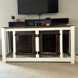 Hand Made Double Dog Crate