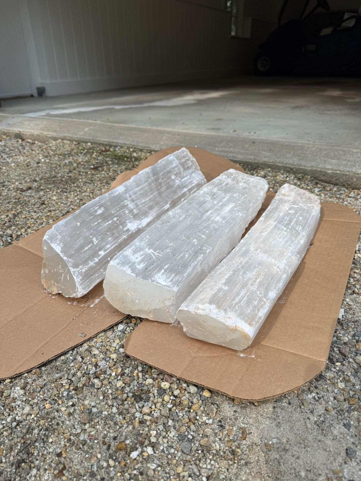 Large Selenite Logs