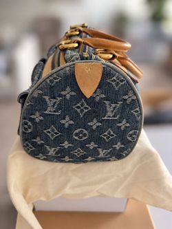 Louis Vuitton Monogram Denim Neo Speedy — Blue