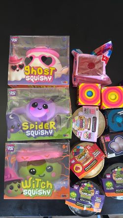 Crazy Fun Halloween Squishy Toy Bundle Needohs