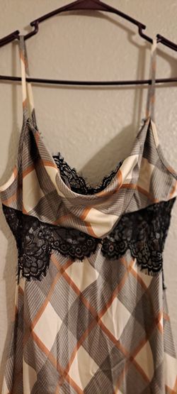 Forever 21 Plaid & Lace Dress NEW