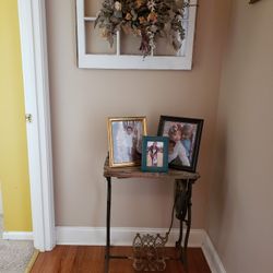 Antique Sewing Side Table
